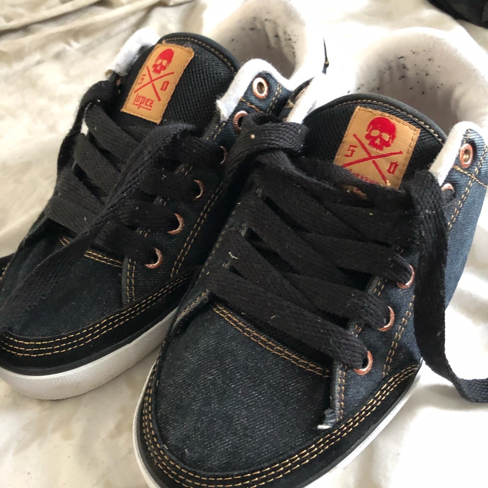 Circa skateboarding Adrian Lopez 50 denim shoes